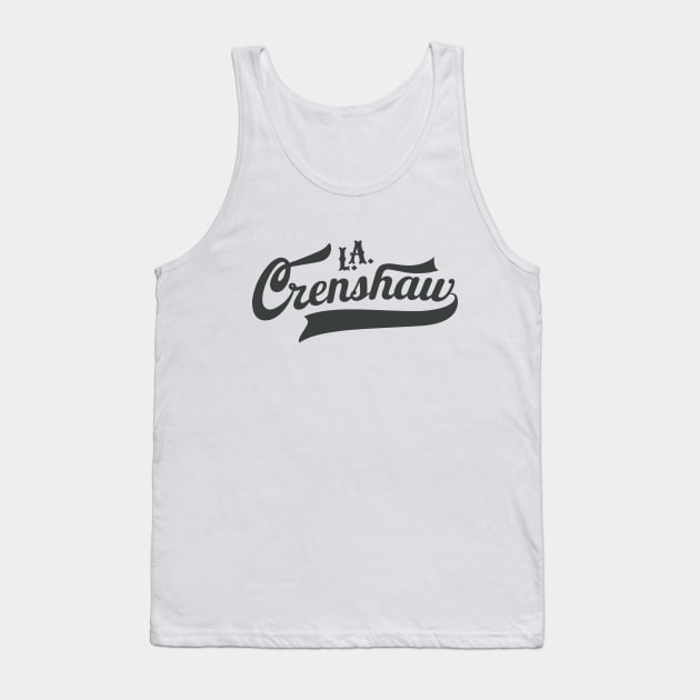 Los Angeles Crenshaw classic - Crenshaw LA - L.A. Crenshaw Logo Tank Top by Boogosh